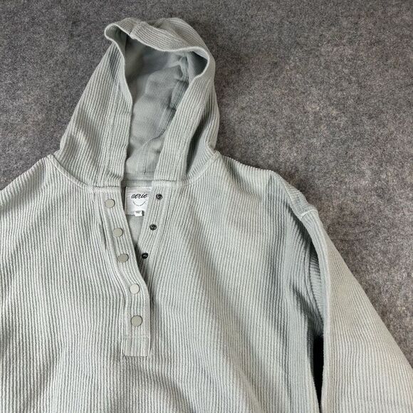 Aerie Light Green Hoodie Sweatshirt - Picture 2 of 8